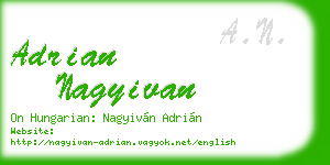 adrian nagyivan business card